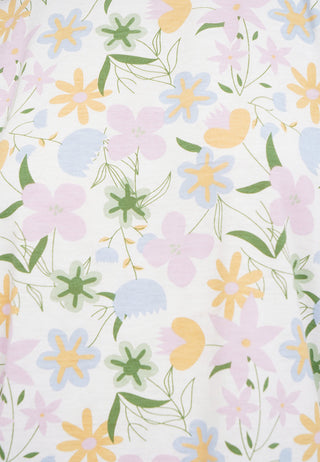 Áo Thun Nữ tay Ngắn In Hoa