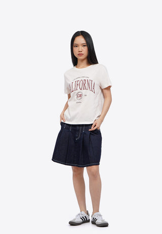 Áo Thun Nữ tay Ngắn In Họa Tiết