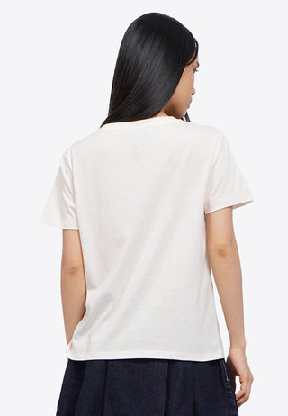 Áo Thun Nữ tay Ngắn In Họa Tiết