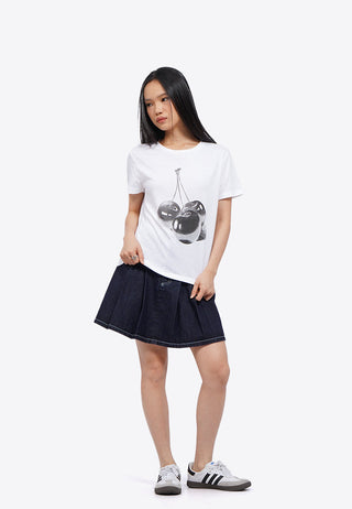 Áo Thun Nữ tay Ngắn In Họa Tiết