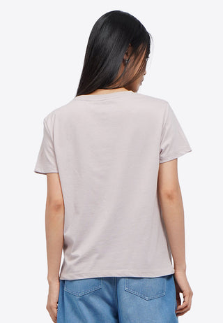 Áo Thun Nữ tay Ngắn In Họa Tiết