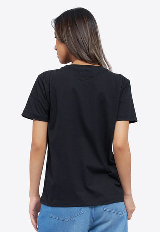 Áo Thun Nữ tay Ngắn In Họa Tiết