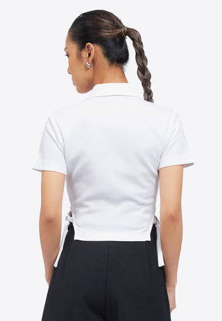 Áo Polo Cắt Eo Có Khuy