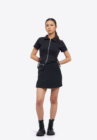 Áo Polo Cắt Eo Có Khuy