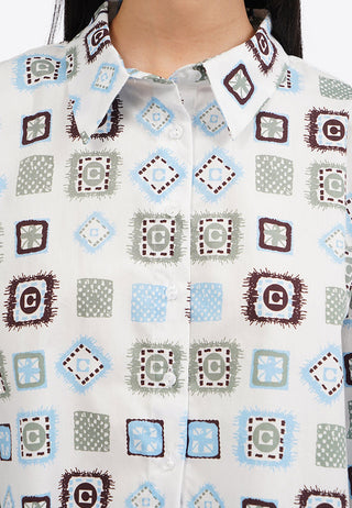 Áo Sơ Mi Dài Tay Dáng Crop