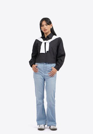 Áo Sơ Mi Kiểu Dài Tay Có Thắt Kiểu