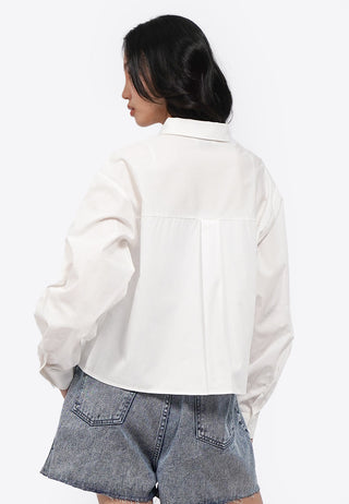 Áo Sơ Mi Boxy Dài Tay