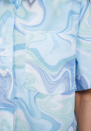 Áo Sơ Mi Ngắn Tay In Họa Tiết