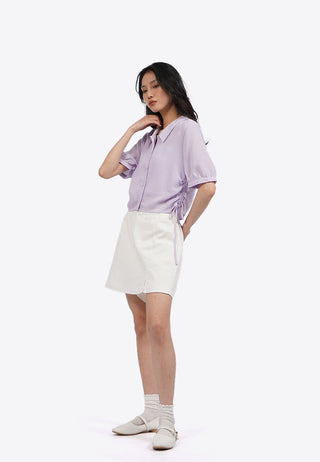 Áo Sơ Mi Xếp Nếp Bên Hông