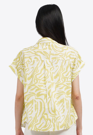 Áo Sơ Mi Ngắn Tay In Họa Tiết