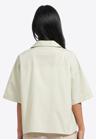 Áo Sơ Mi Dáng Boxy Thêu Họa Tiết