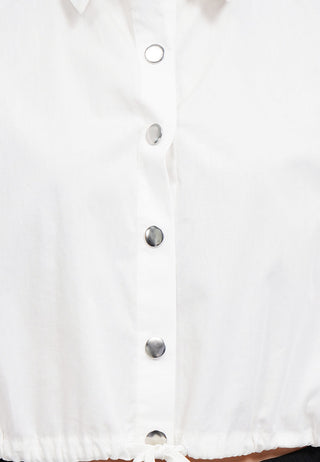 Áo Sơ Mi Ngắn Tay Crop Top