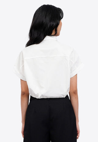 Áo Sơ Mi Ngắn Tay Crop Top