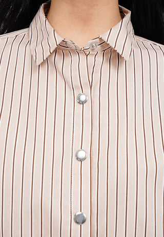 Áo Sơ Mi Ngắn Tay Crop Top