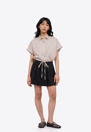 Áo Sơ Mi Ngắn Tay Crop Top