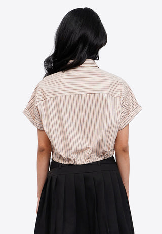 Áo Sơ Mi Ngắn Tay Crop Top