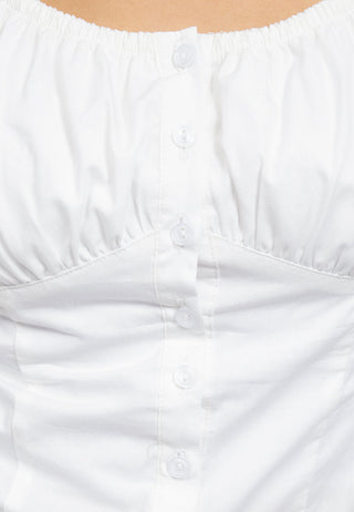 Áo Babydoll Cổ Tròn Tay Ngắn