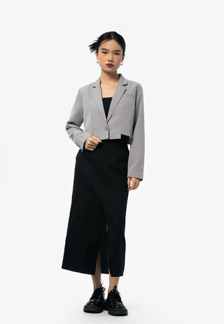 Áo Blazer Crop Top