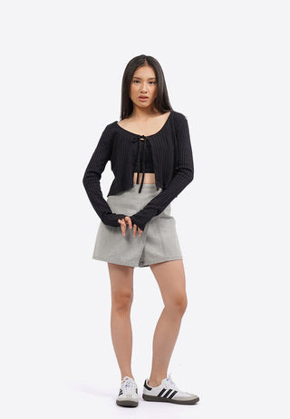 Áo Cardigan Cột Nơ