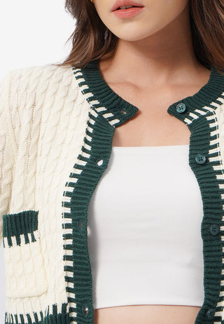 Áo Dệt Kim Có Hai Túi