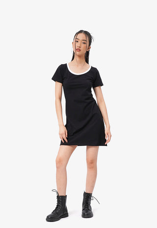 Đầm Mini Dress Xếp Nếp Bên Hông
