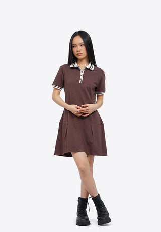 Đầm Mini Dress Cổ Polo