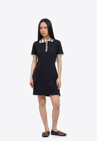 Đầm Mini Dress Cổ Polo