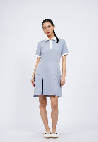 Đầm Polo Dáng Suông Ngắn Tay