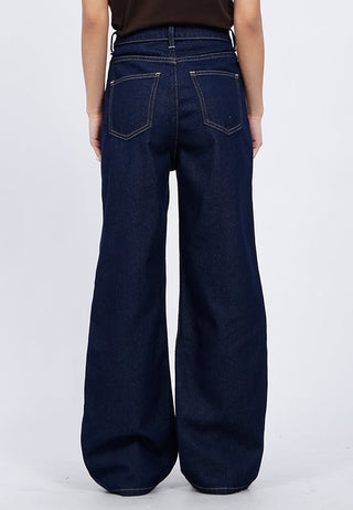 Quần Jean Ống Loe Cạp Cao