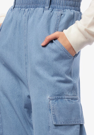 Quần Denim Lưng Thun Túi Hộp