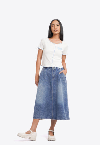 Chân Váy Denim Chữ A