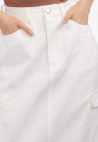 Chân Váy Denim Túi Hộp