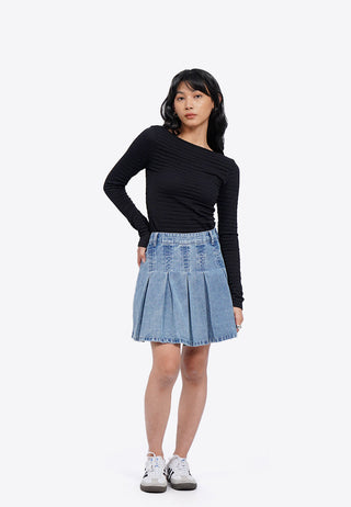 Chân Váy Chữ A Xếp Ly