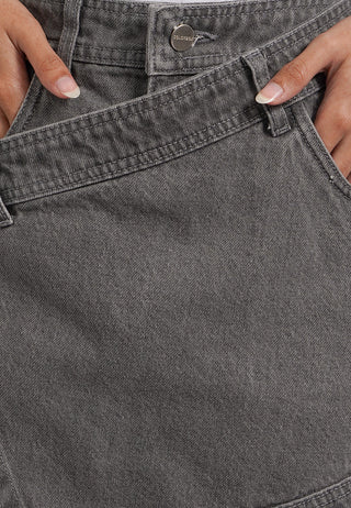 Quần Short Denim Giả Váy