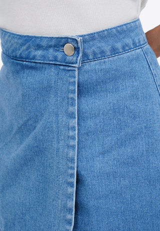 Quần Short Denim Giả Váy