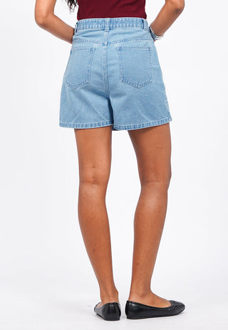 Quần Short Denim Giả Váy