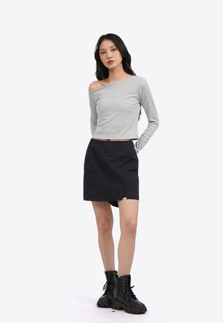 Quần Giả Váy Xẻ Tà Dáng Ngắn