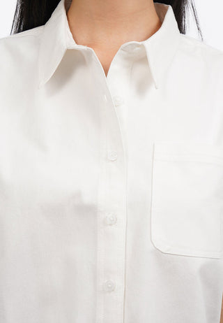 Áo Sơ Mi Sát Nách Có Thắt Eo