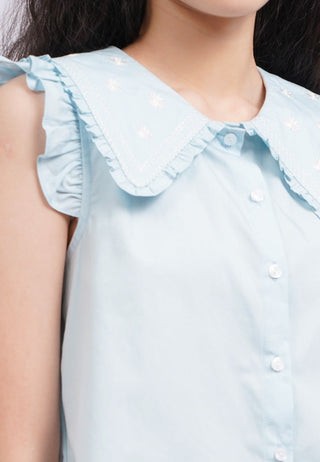 Áo Sơ Mi Peter Pan Sát Nách