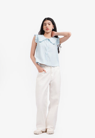 Áo Sơ Mi Peter Pan Sát Nách