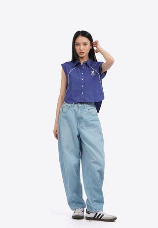 Áo Sơ Mi Kiểu Không Tay