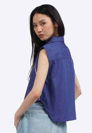 Áo Sơ Mi Kiểu Không Tay