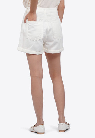 Quần Short Denim Xắn Gấu