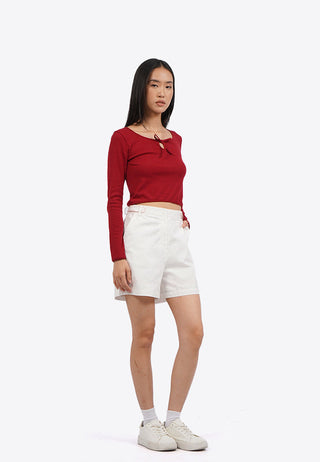 Quần Short Nữ Cạp Cao