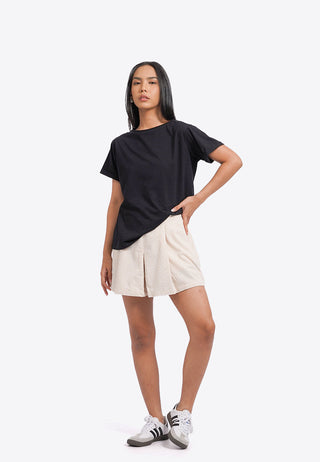 Quần Short Xếp Ly Vải Nhung