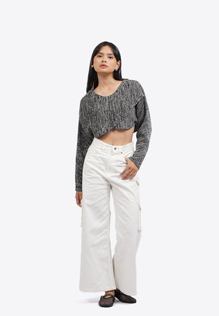 Áo Dệt Kim Vạt Chéo