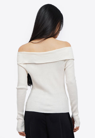 Áo Dệt Kim Trễ Vai