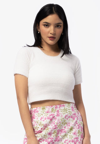 Áo Crop Top Lông Thỏ