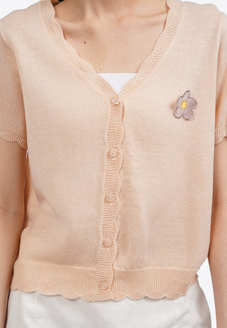 Áo Dệt Kim Tay Ngắn