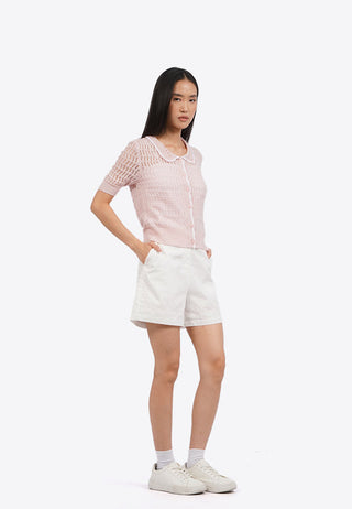 Áo Dệt Kim Tay Ngắn